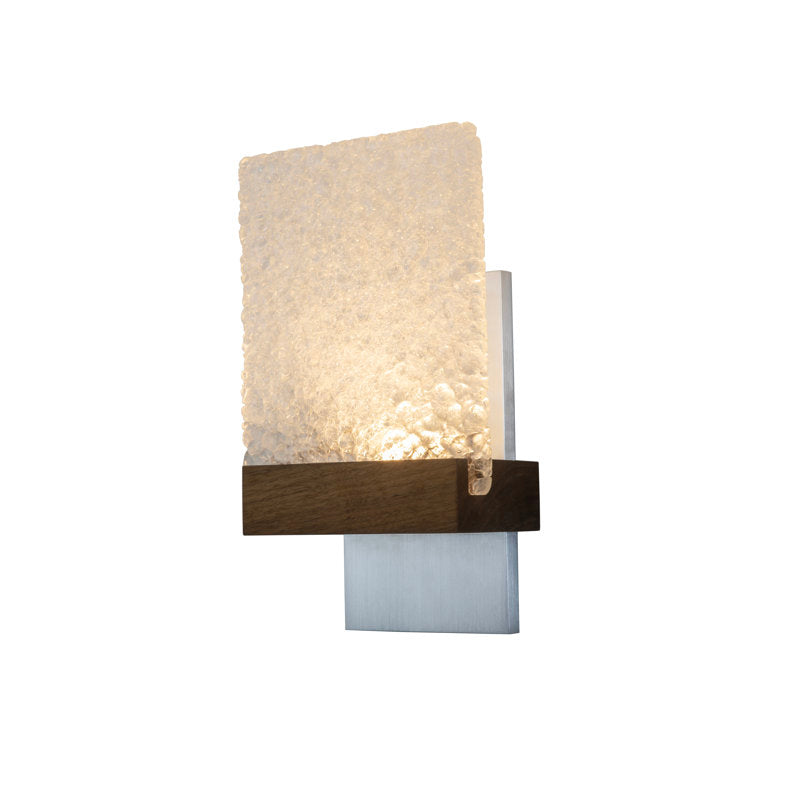 Fortis Glass Dimmable LED Flush Mount Wall Sconce