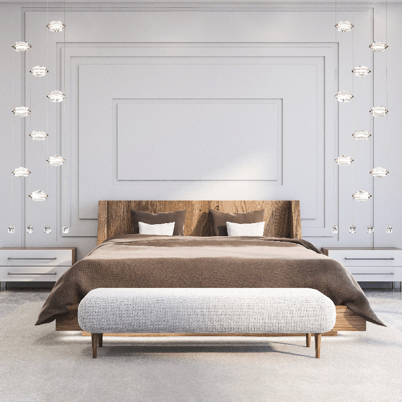 Gatsby 9 - Light Kitchen Island Geometric LED Pendant