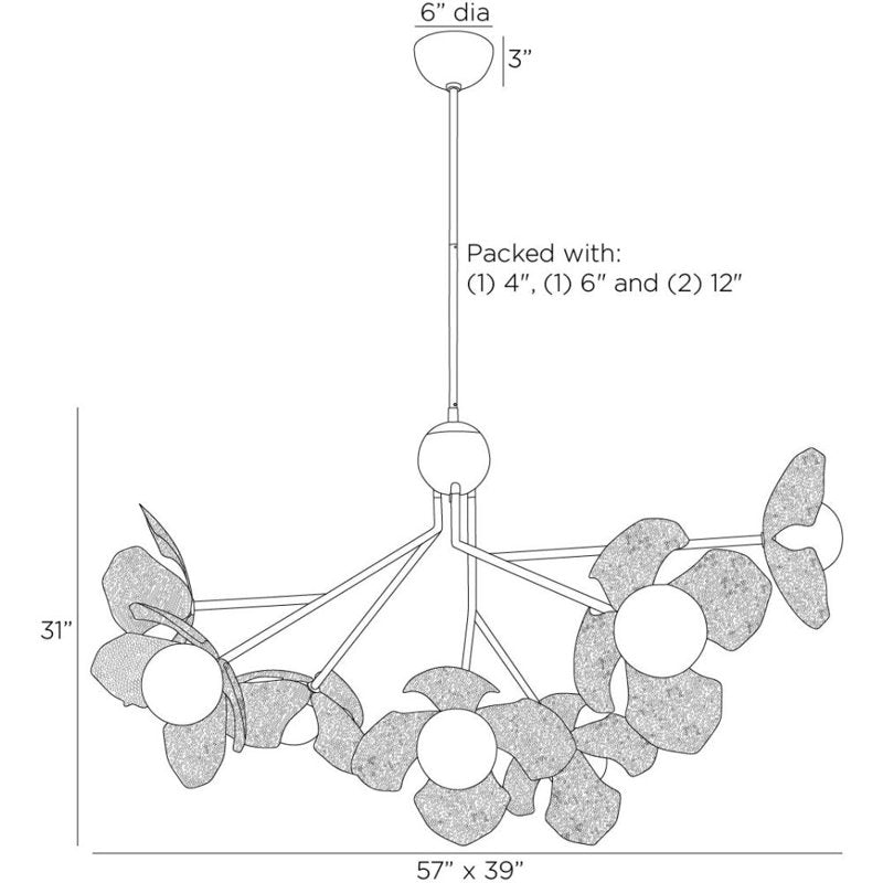 Generosa 7 - Light Chandelier