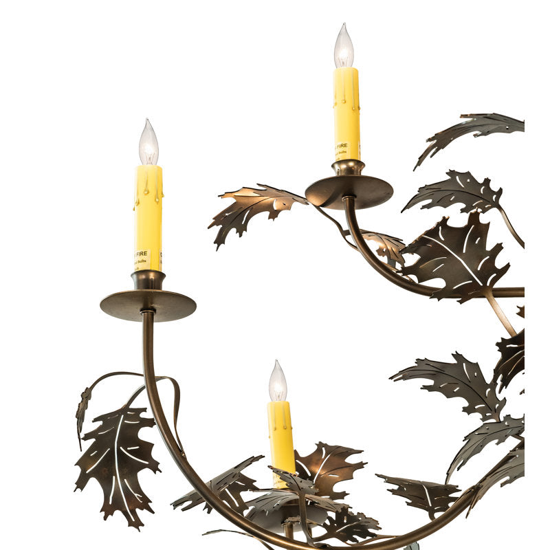 Greenbriar Oak 11 - Light Chandelier