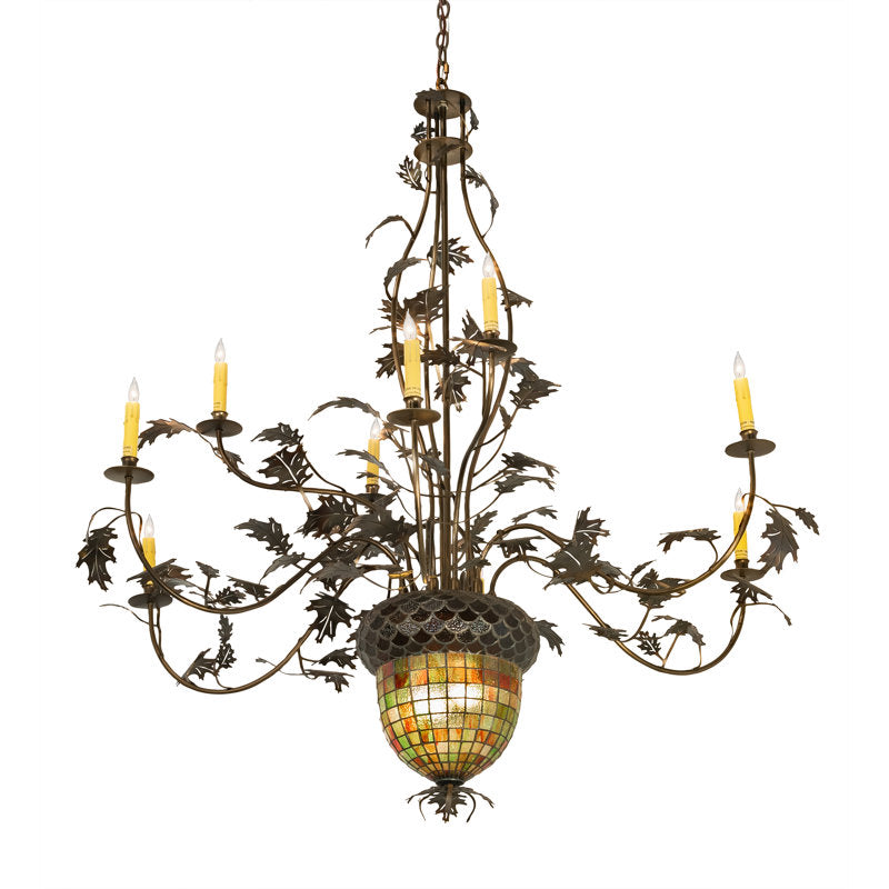 Greenbriar Oak 11 - Light Chandelier