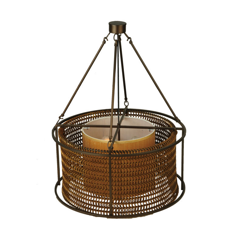 Greenbriar Oak 4 - Light Chandelier