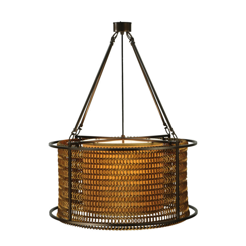 Greenbriar Oak 4 - Light Chandelier