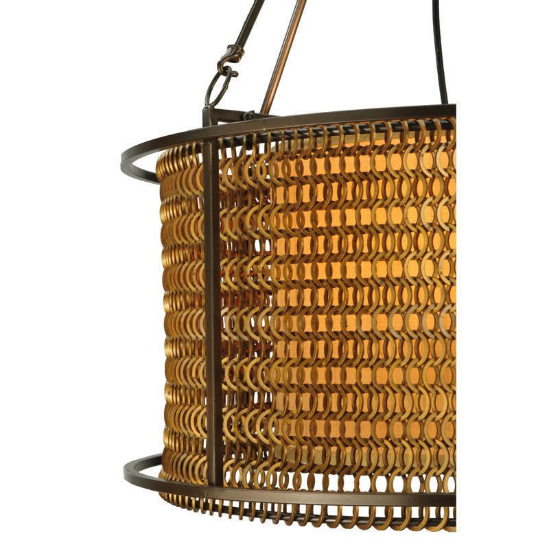 Greenbriar Oak 4 - Light Chandelier