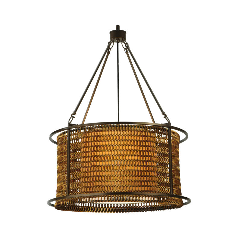 Greenbriar Oak 4 - Light Chandelier