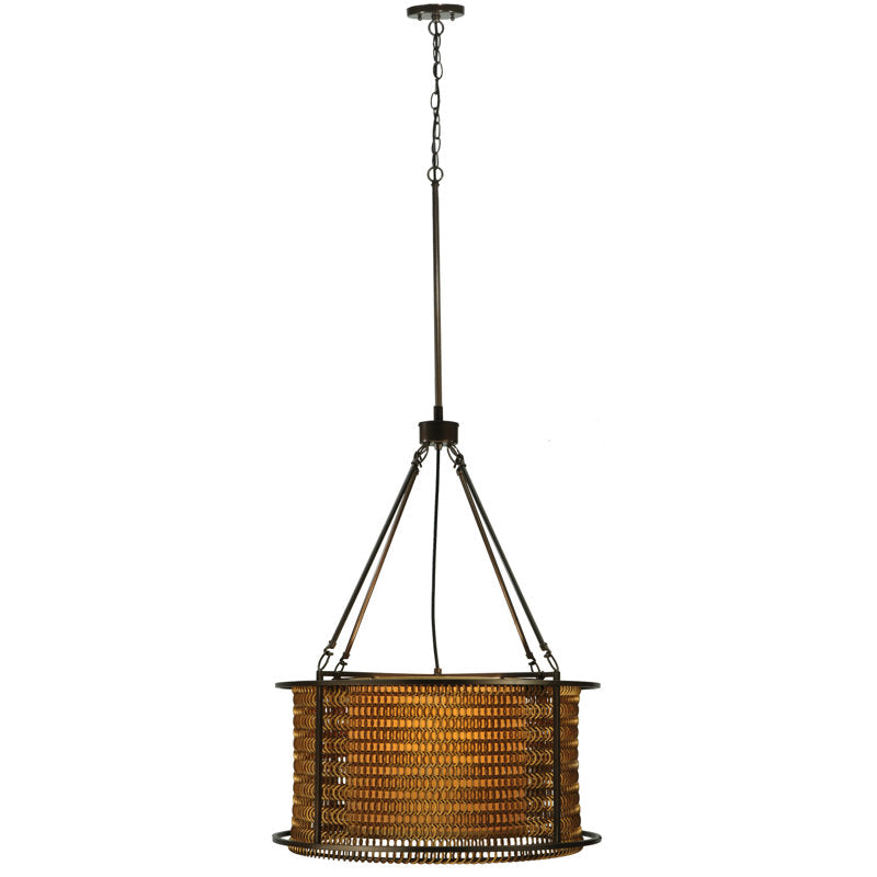 Greenbriar Oak 4 - Light Chandelier