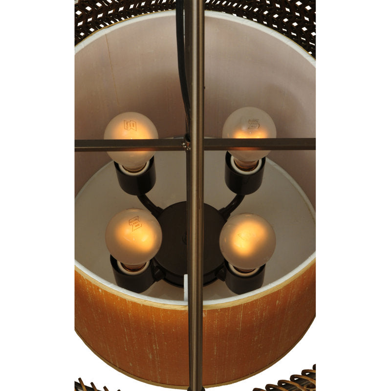 Greenbriar Oak 4 - Light Chandelier