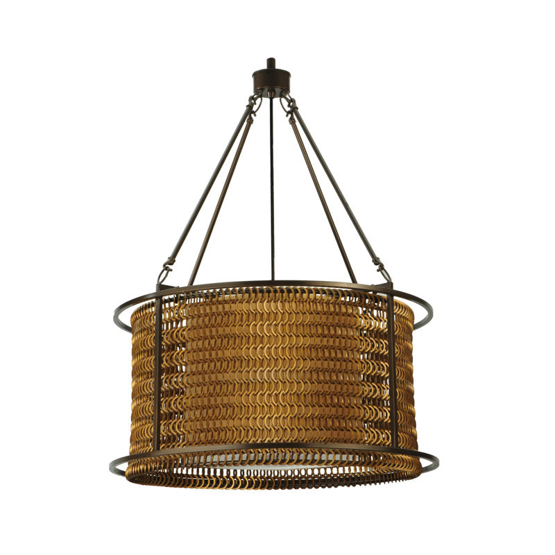 Greenbriar Oak 4 - Light Chandelier