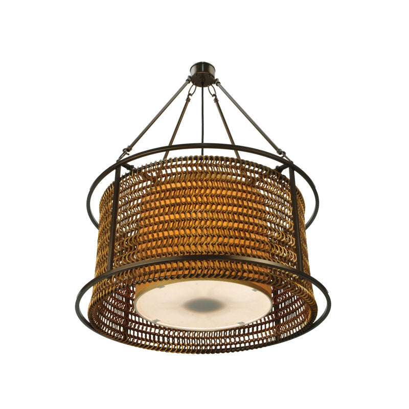 Greenbriar Oak 4 - Light Chandelier