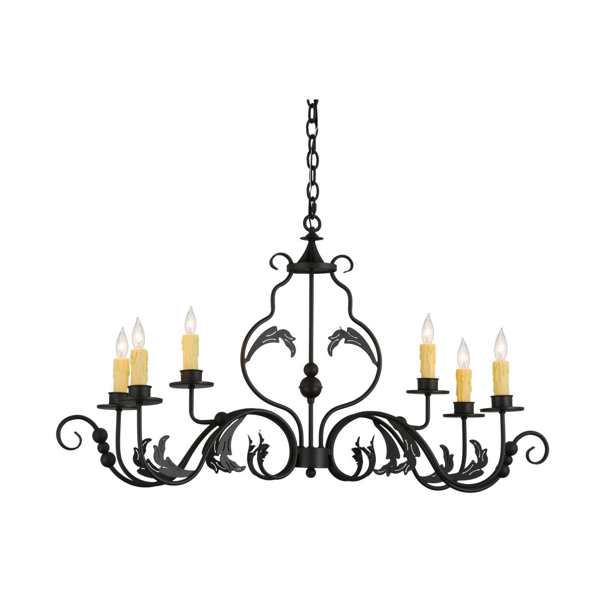Greenbriar Oak 6 - Light Chandelier
