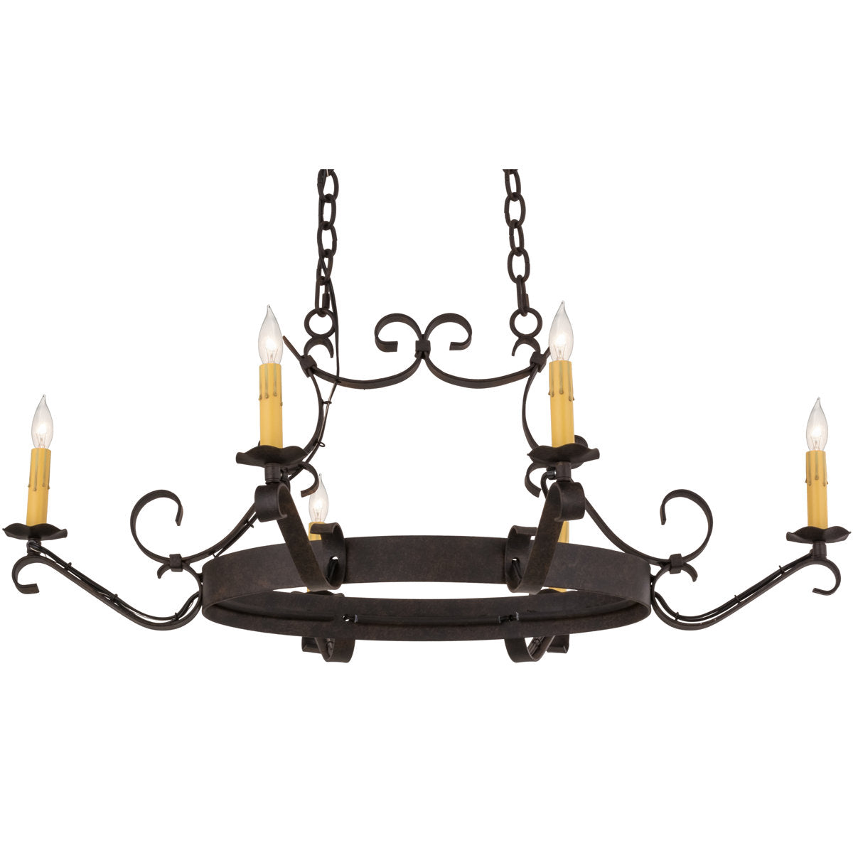 Greenbriar Oak 6 - Light Chandelier