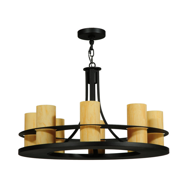 Greenbriar Oak 8 - Light Chandelier