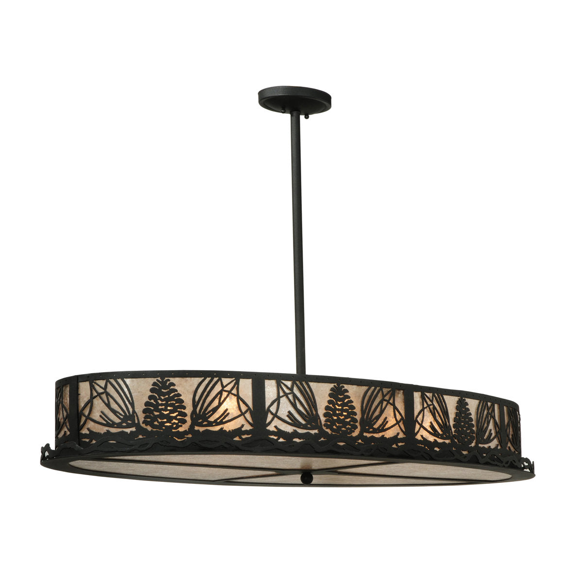 Greenbriar Oak 8 - Light Chandelier