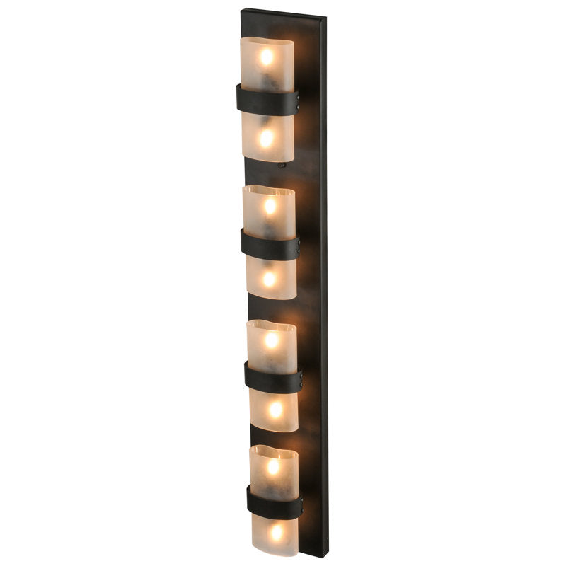 Greenbriar Oak 8 - Light Flush Mounted Sconce