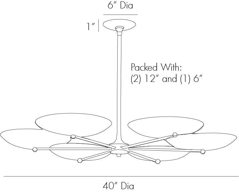 Griffith 6 - Light Chandelier
