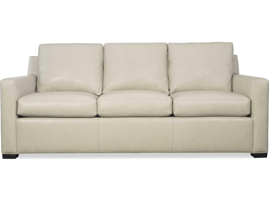 H&M Home 3-Seat Fergus Bisque Leather Sofa