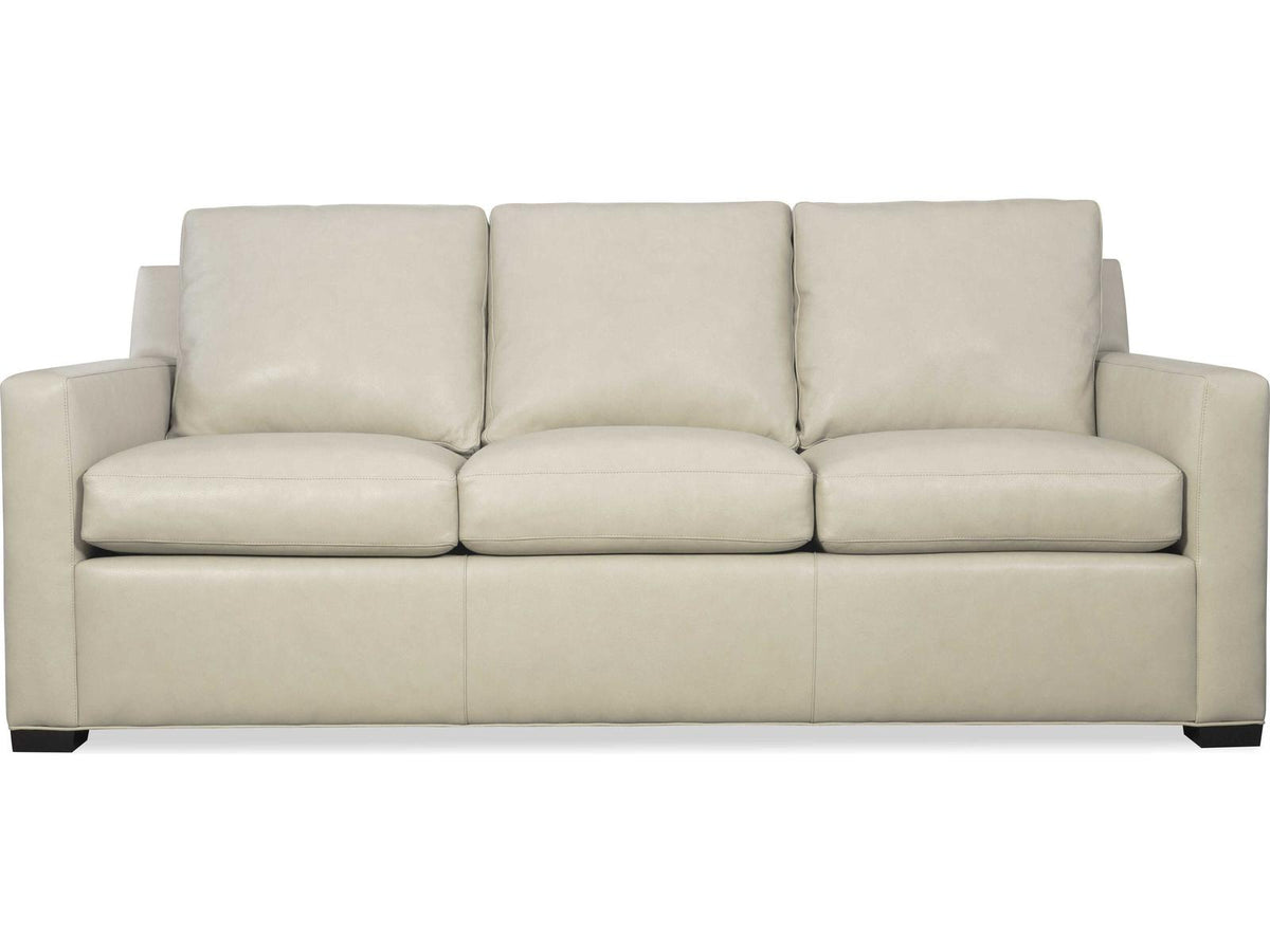 H&M Home 3-Seat Fergus Bisque Leather Sofa