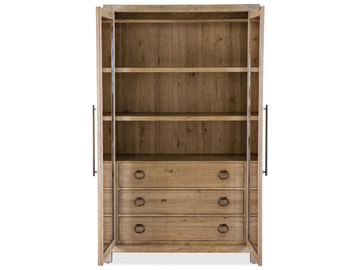 Vineyard Row Wardrobe with Mirrored Doors and Storage