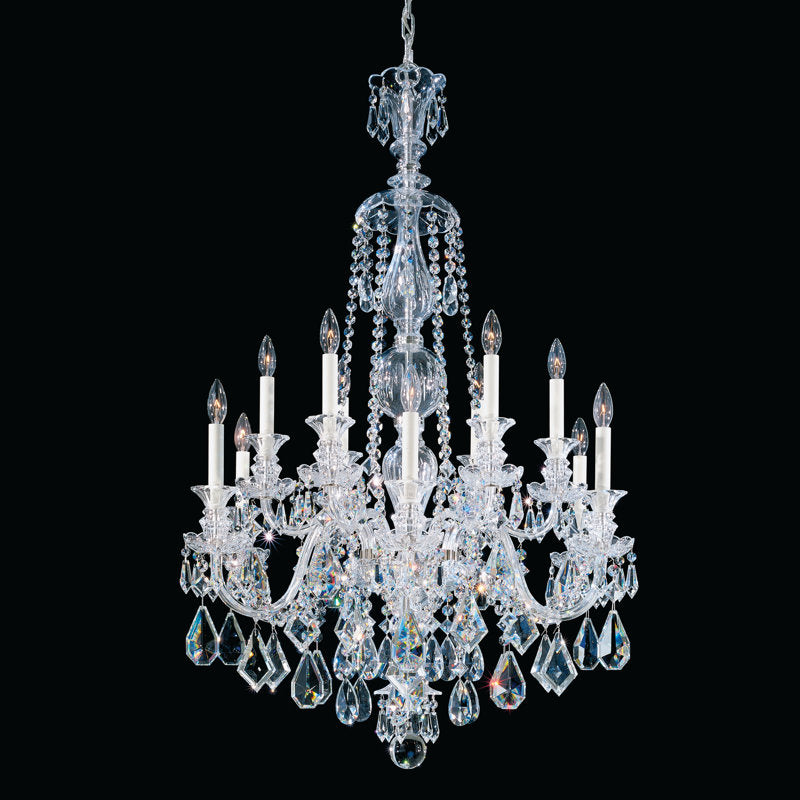 Hamilton 12 - Light Glass Chandelier