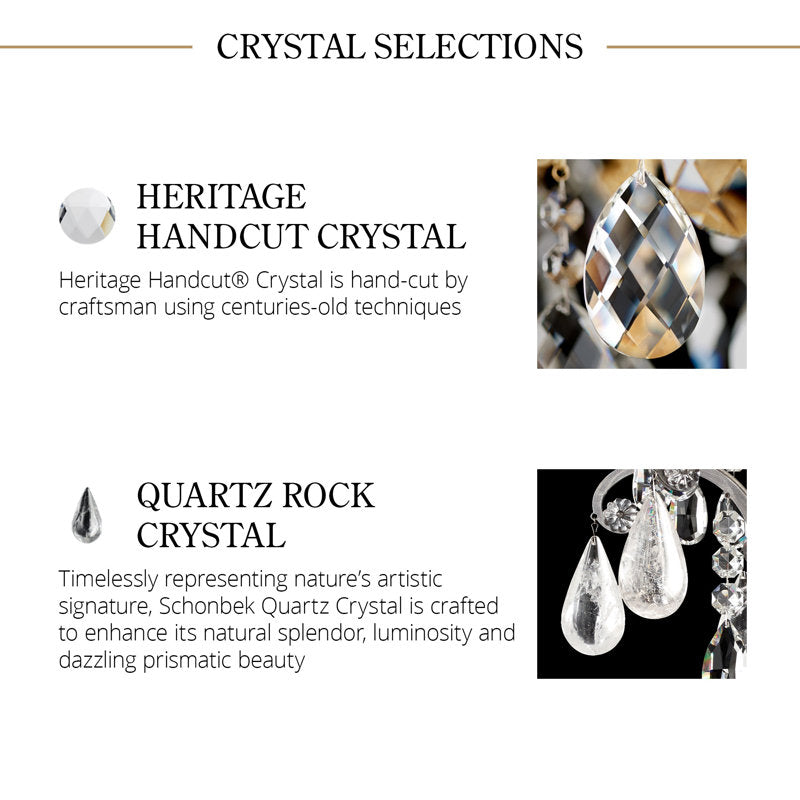 Hamilton 6 - Light Glass Chandelier
