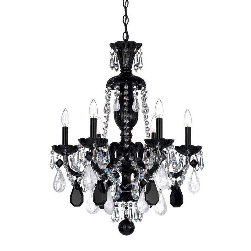 Hamilton 6 - Light Glass Chandelier