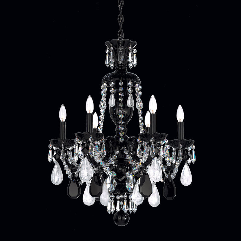 Hamilton 6 - Light Glass Chandelier
