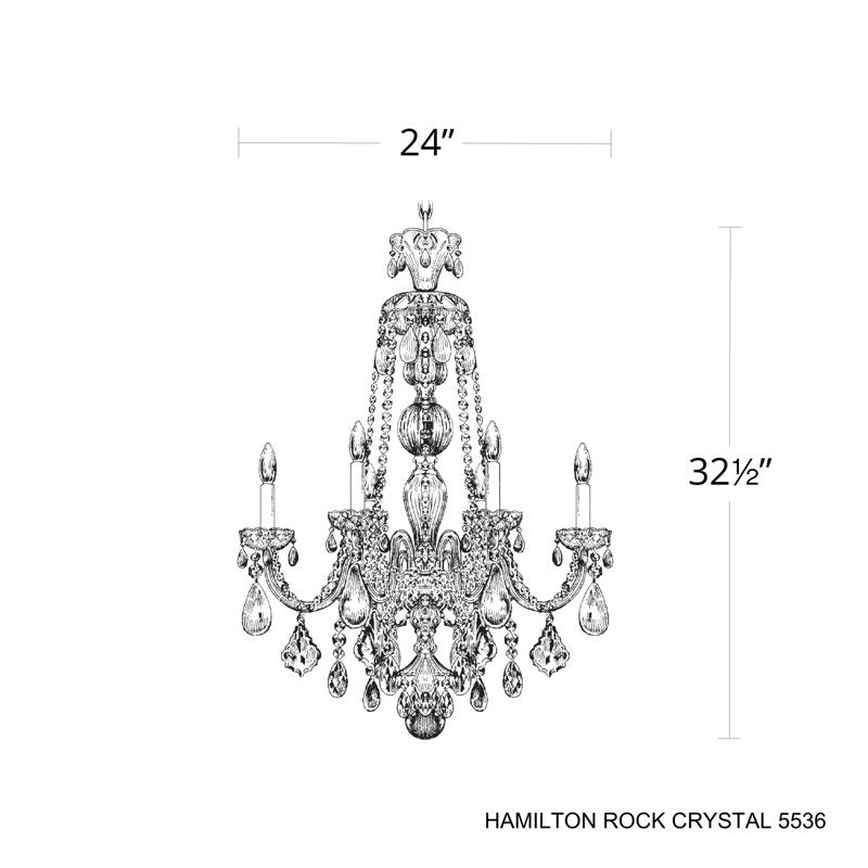 Hamilton 7 - Light Glass Chandelier