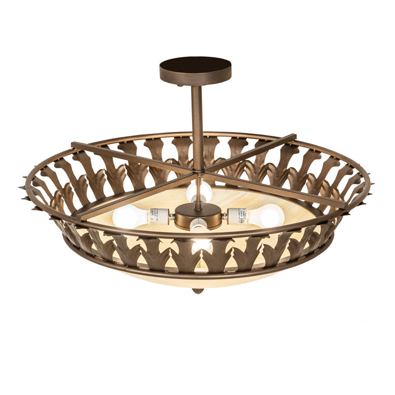 Hampton 4 - Light Semi Flush Mount