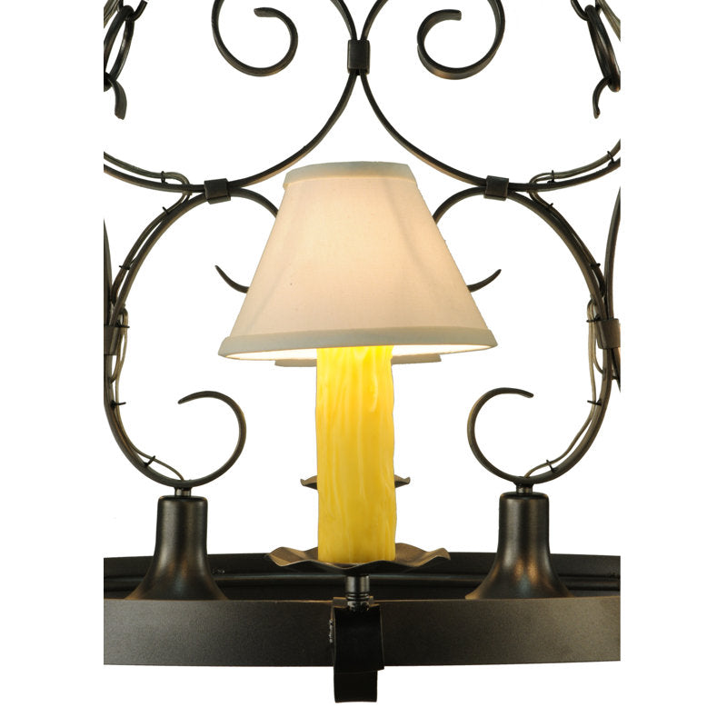 Handforged Oval 10 - Light Chandelier