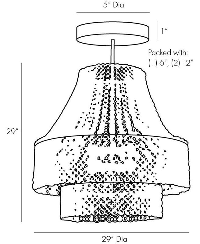 Hannie 8 - Light Chandelier