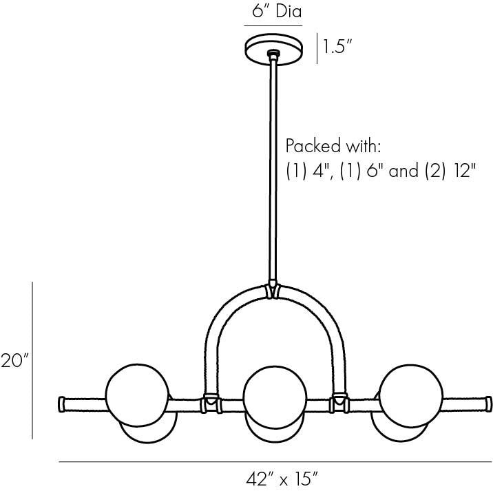 Harrison 6 - Light Chandelier