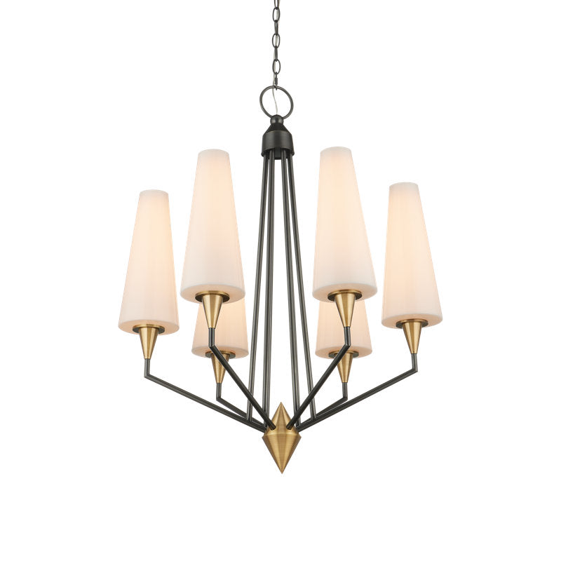 Hennin 6 - Light LED Chandelier