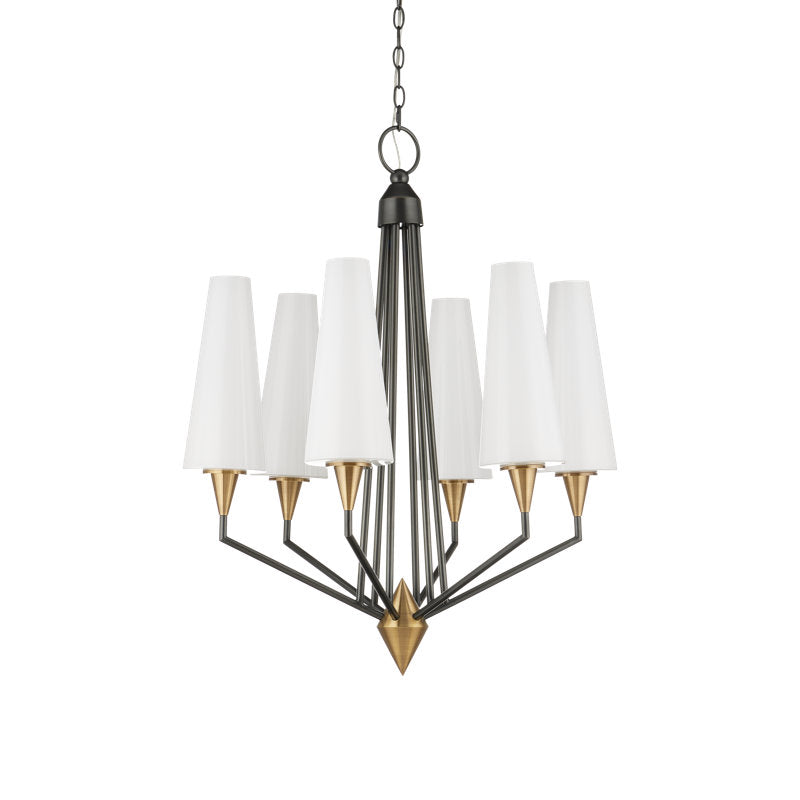 Hennin 6 - Light LED Chandelier