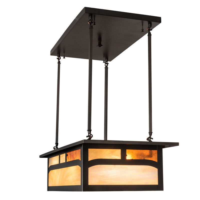 Hyde Park Double Bar Mission 4 - Light Pendant