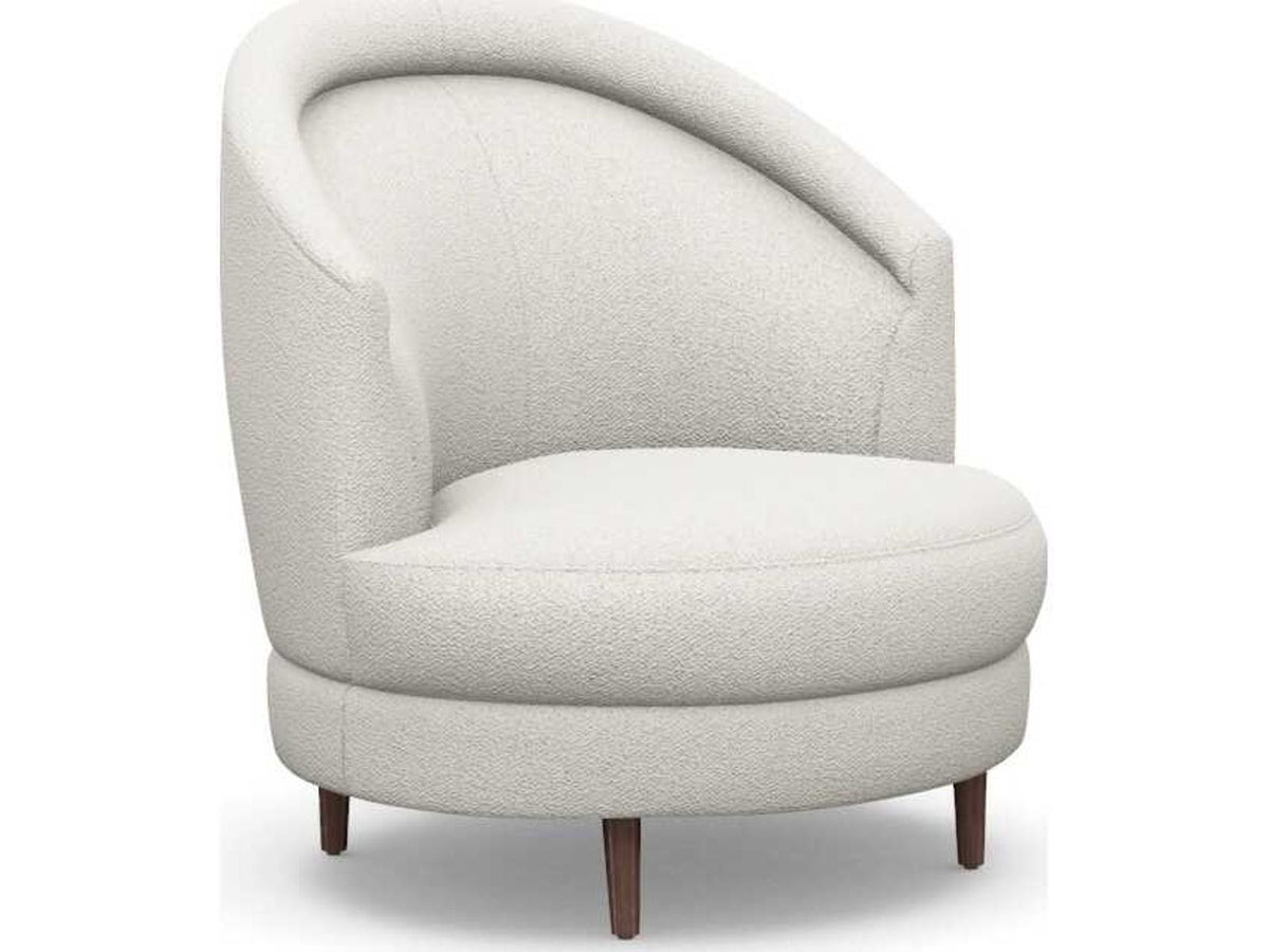 Capri Swivel Cream Accent Chair