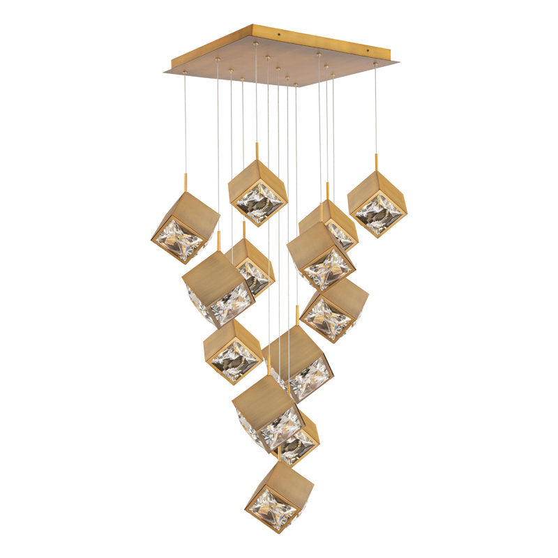 Ice Cube Square Multi-Light 4-CCT Pendant