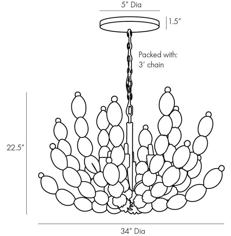 Indi 6 - Light Chandelier