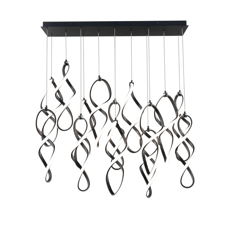 Interlace Linear Multi-Light 4-CCT Pendant