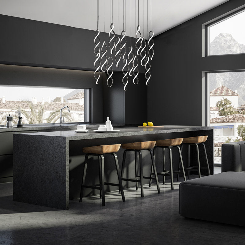 Interlace Linear Multi-Light 4-CCT Pendant