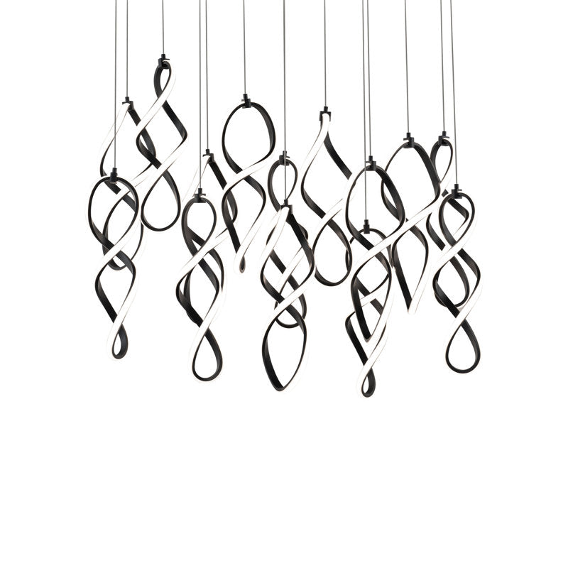 Interlace Linear Multi-Light 4-CCT Pendant