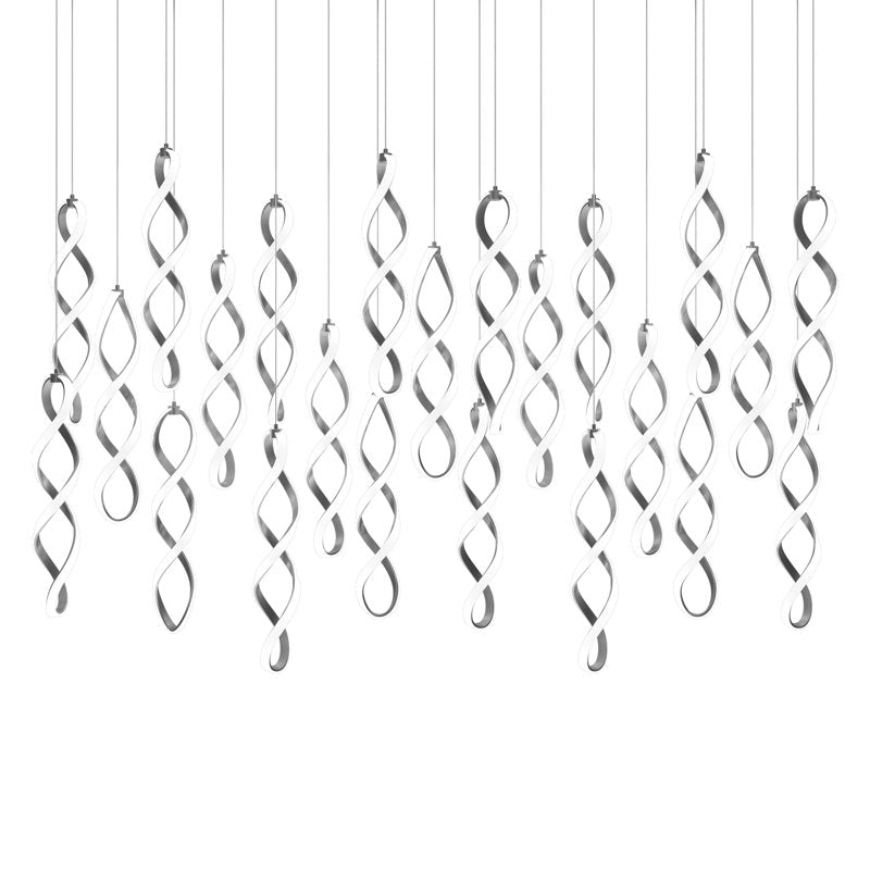 Interlace Linear Multi-Light 4-CCT Pendant