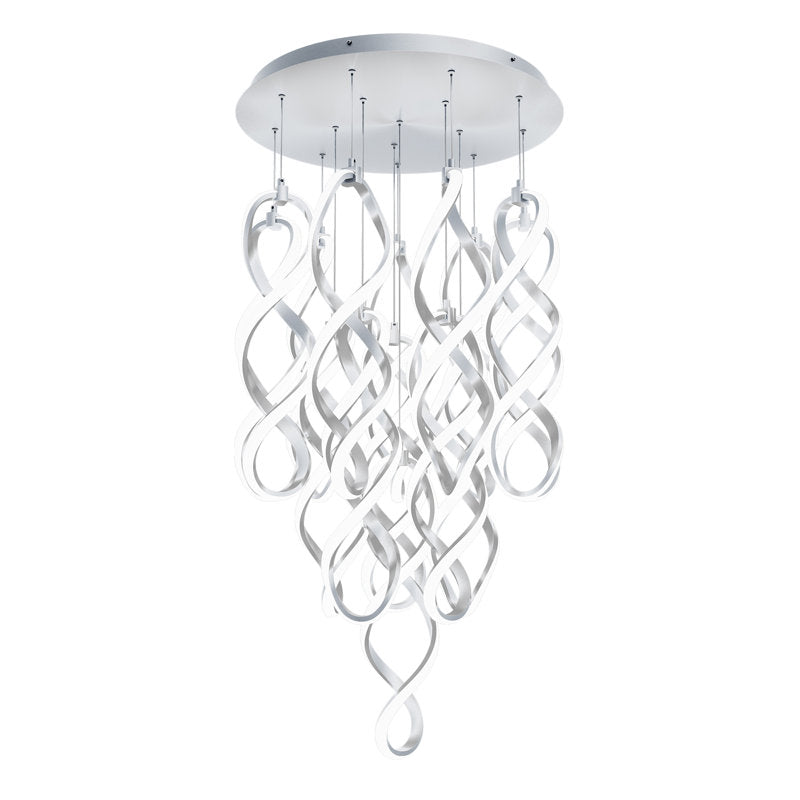 Interlace Round Multi-Light 4-CCT Pendant