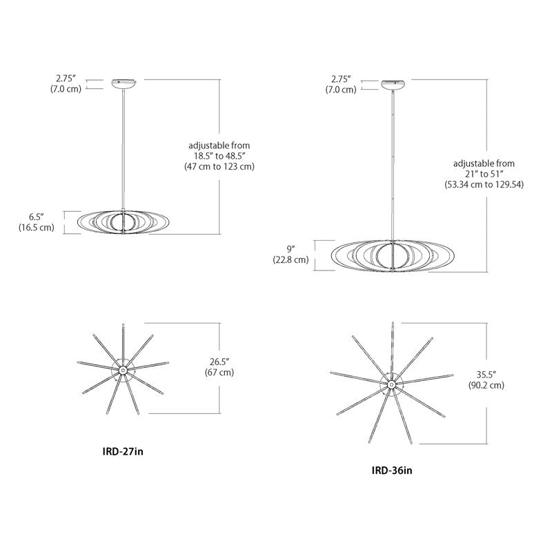 Iridium 9 - Light LED Pendant