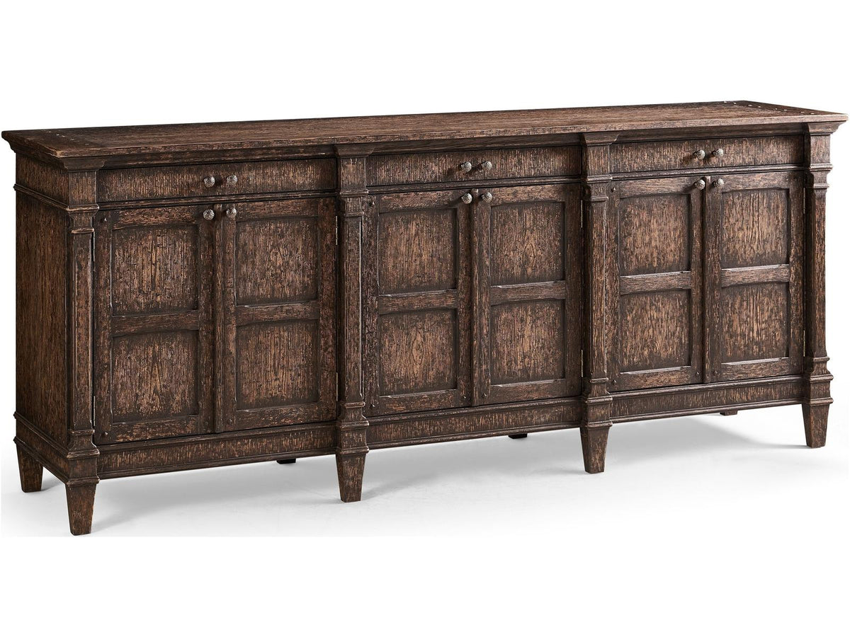 Caldera Brown Sideboard and Mirror Set
