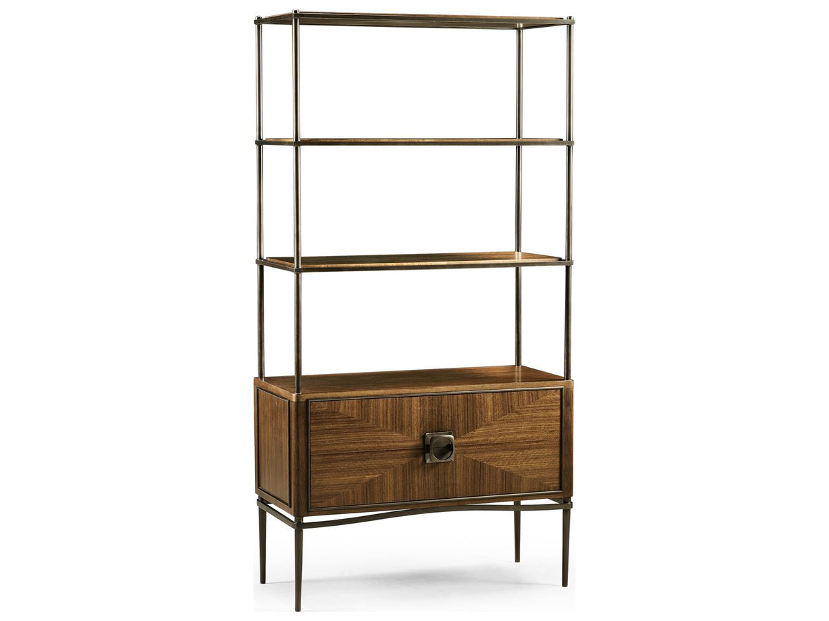Toulouse Rectangular Wood Walnut Console Table