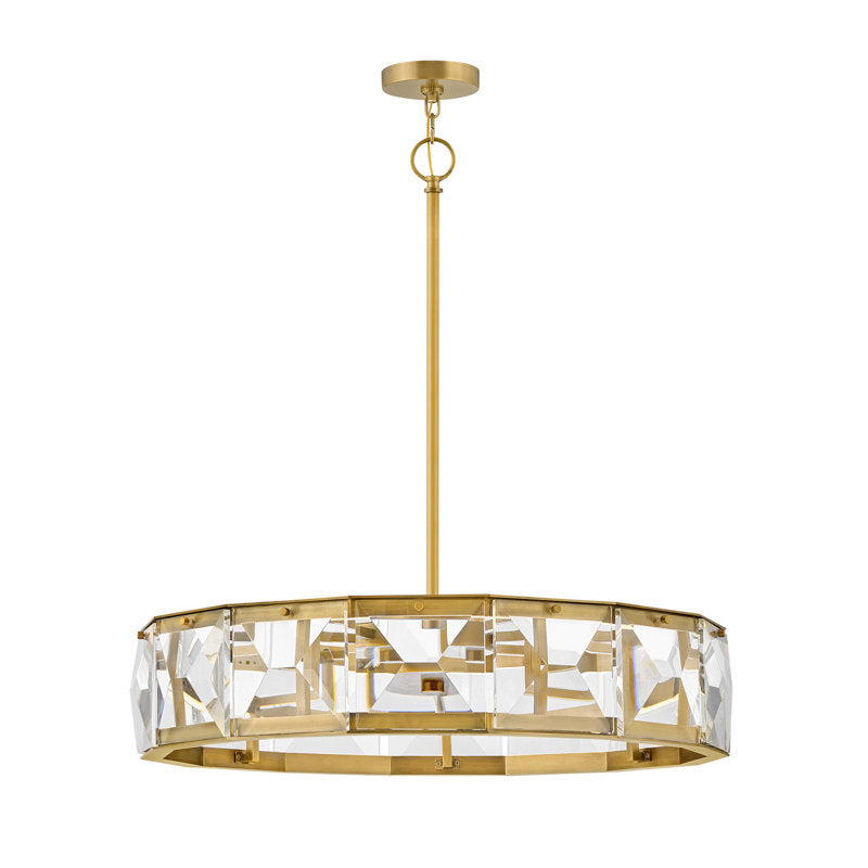 Jolie 1 - Light Unique Drum LED Chandelier