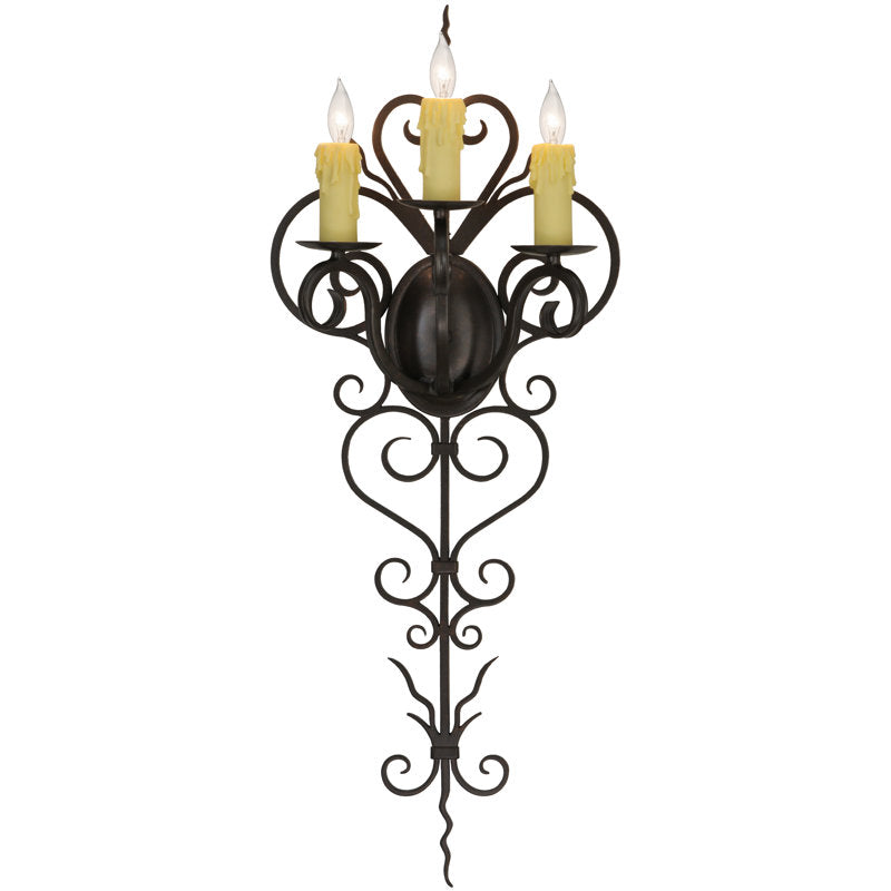 Kenna 3 - Light Candle Wall Light