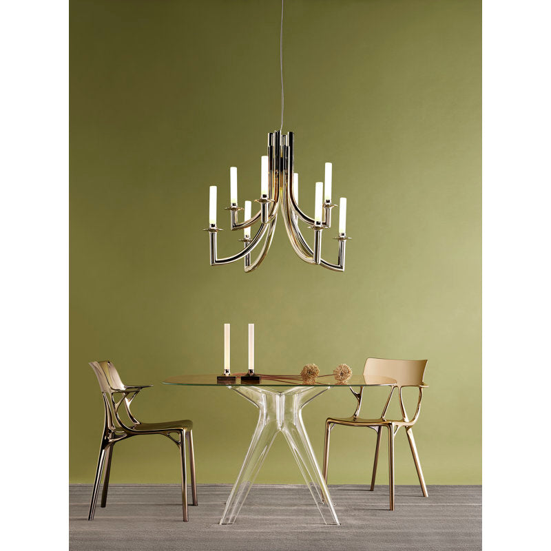 Khan 8 - Light LED Chandelier