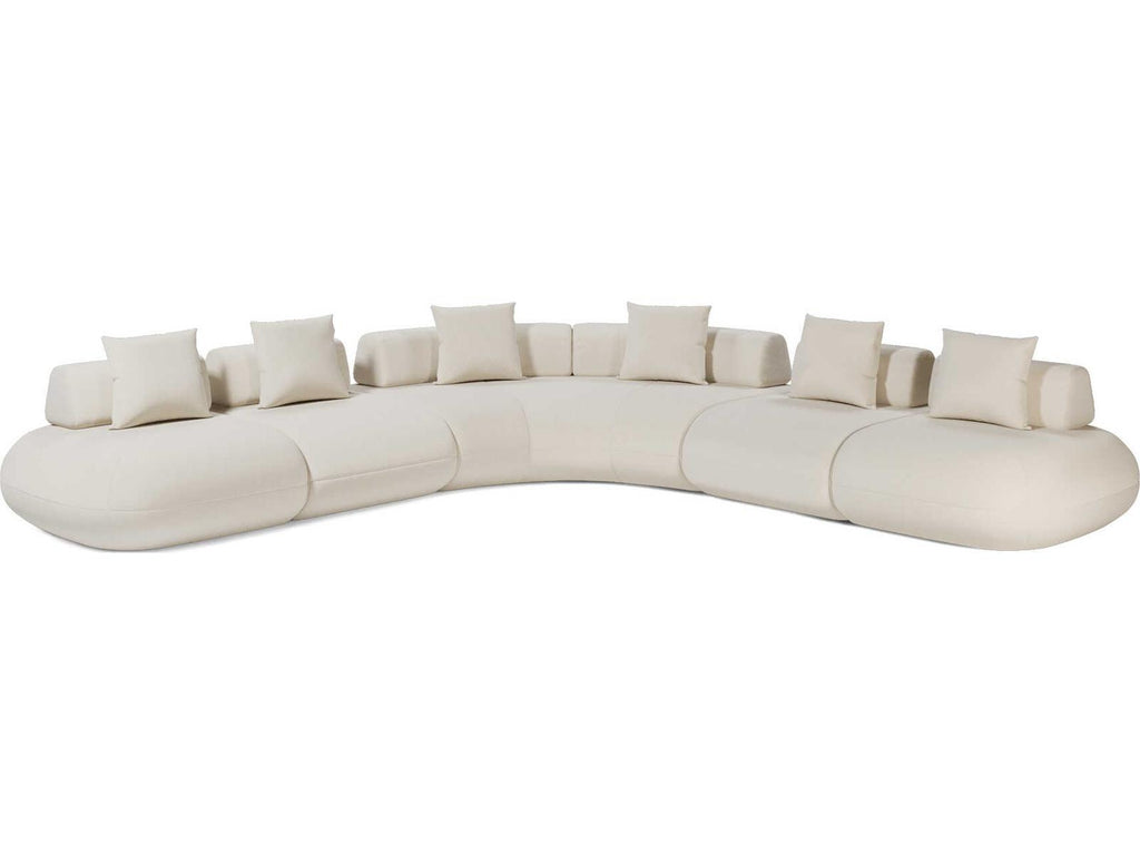 Luxcor Modluxe Ferrara Modular Sofa 05 in Vainilla Bouclet