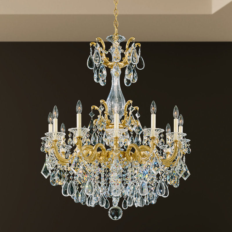La Scala 12 - Light Glass Chandelier